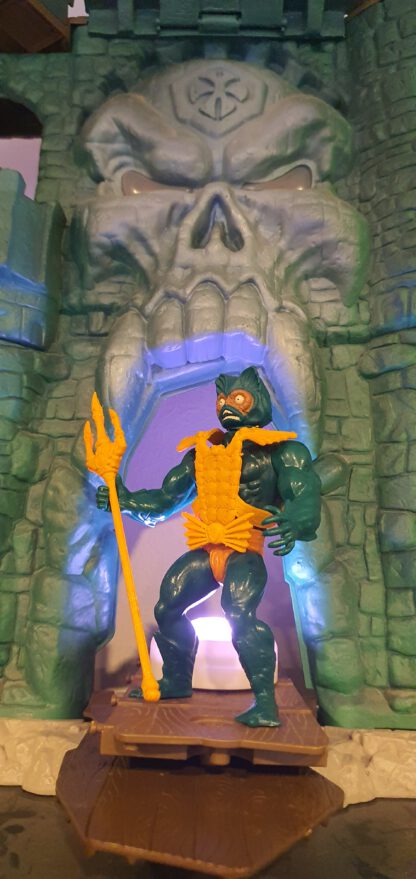 Motu Masters Zubehör Er-man Merman Zubehör Dreizack Schwert Fliege Rüstung Repro – Bild 23