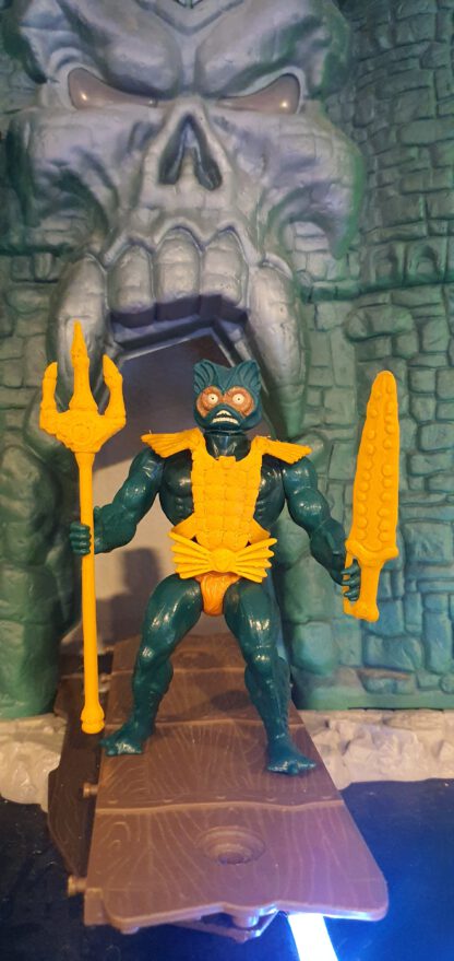Motu Masters Zubehör Er-man Merman Zubehör Dreizack Schwert Fliege Rüstung Repro – Bild 19