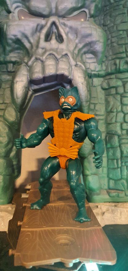 Motu Masters Zubehör Er-man Merman Zubehör Dreizack Schwert Fliege Rüstung Repro – Bild 16