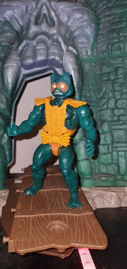 Motu Masters Zubehör Er-man Merman Zubehör Dreizack Schwert Fliege Rüstung Repro – Bild 14