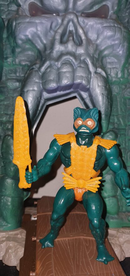 Motu Masters Zubehör Er-man Merman Zubehör Dreizack Schwert Fliege Rüstung Repro – Bild 13