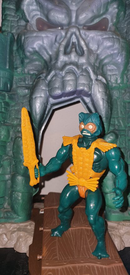 Motu Masters Zubehör Er-man Merman Zubehör Dreizack Schwert Fliege Rüstung Repro – Bild 11