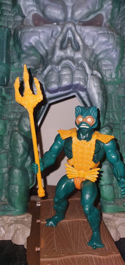 Motu Masters Zubehör Er-man Merman Zubehör Dreizack Schwert Fliege Rüstung Repro – Bild 9