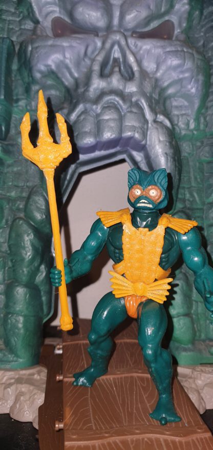 Motu Masters Zubehör Er-man Merman Zubehör Dreizack Schwert Fliege Rüstung Repro – Bild 8