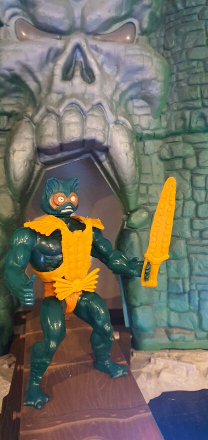 Motu Masters Zubehör Er-man Merman Zubehör Dreizack Schwert Fliege Rüstung Repro – Bild 5