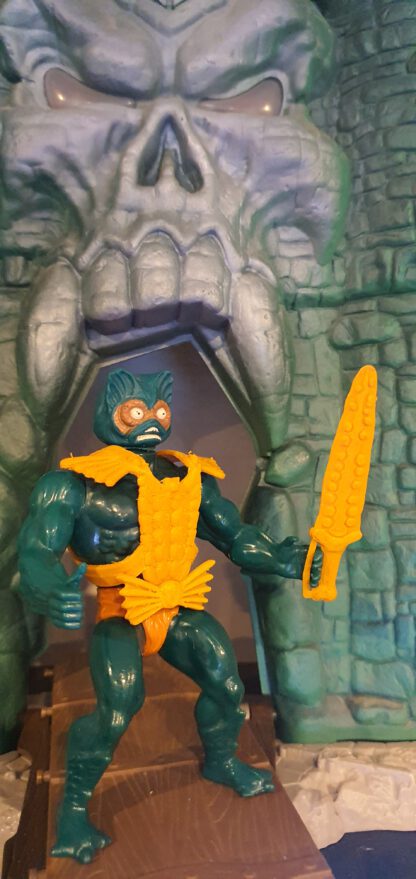 Motu Masters Zubehör Er-man Merman Zubehör Dreizack Schwert Fliege Rüstung Repro – Bild 4