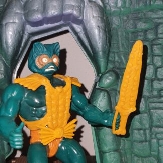 Motu Masters Zubehör Er-man Merman Zubehör Dreizack Schwert Fliege Rüstung Repro