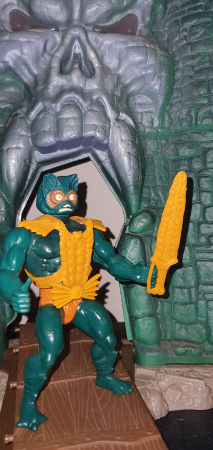 Motu Masters Zubehör Er-man Merman Zubehör Dreizack Schwert Fliege Rüstung Repro