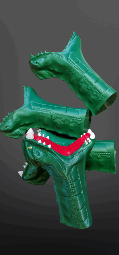 Motu Masters of the universe Fright Zone Schlange / Drache Custom