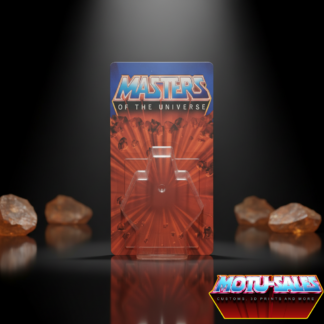 Masters of the Universe MotU Blister Case Schutzh&uuml;lle Schiebeblister mit Karte auf starker Pappe