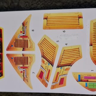 Motu Masters Zubehör Er-man Night Stalker Ersatz Fahrzeug Aufkleber Set Repro