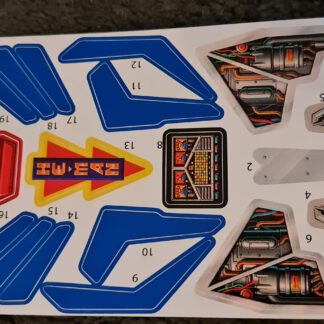 Masters of the Universe Motu He-man NEW ADVENTURES Sticker / Aufkleber / REPRO