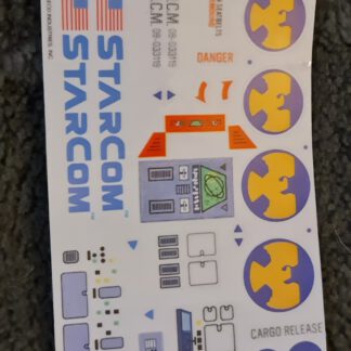 coleco STARCOM Sticker / Aufkleber / REPRO