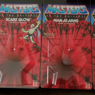Masters of the universe motu Costum Backcards Karten für Blister vintage Versionen für alle Charaktere