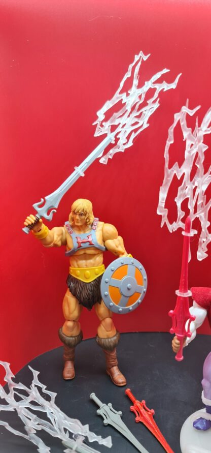 Masters of the Universe Prinz Adam oder He-man Zauberschwert mit Effekt – Bild 12