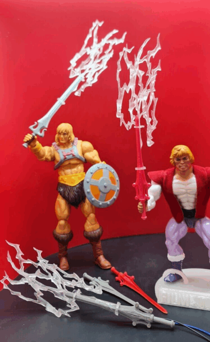 Masters of the Universe Prinz Adam oder He-man Zauberschwert mit Effekt – Bild 13