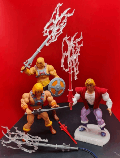 Masters of the Universe Prinz Adam oder He-man Zauberschwert mit Effekt – Bild 15