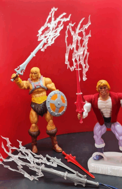 Masters of the Universe Prinz Adam oder He-man Zauberschwert mit Effekt – Bild 16