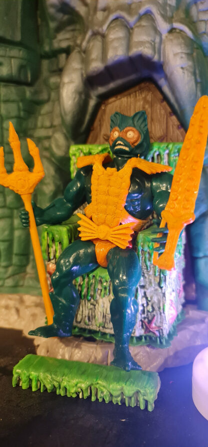 Motu Masters Zubehör Er-man Merman Thron mini Comic custom – Bild 3