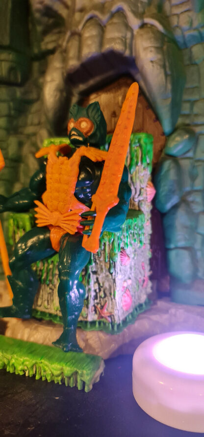 Motu Masters Zubehör Er-man Merman Thron mini Comic custom – Bild 4