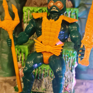 Motu Masters Zubehör Er-man Merman Thron mini Comic custom