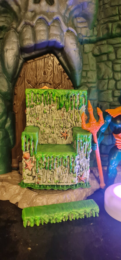 Motu Masters Zubehör Er-man Merman Thron mini Comic custom – Bild 9