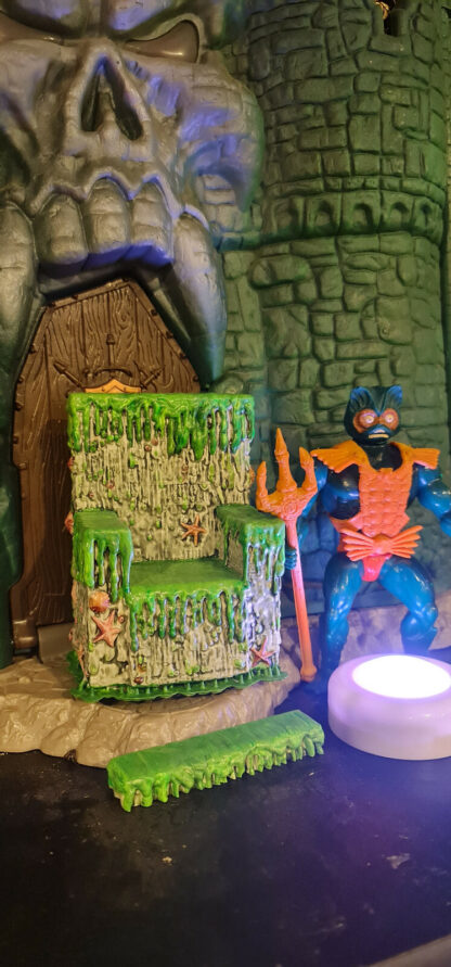 Motu Masters Zubehör Er-man Merman Thron mini Comic custom – Bild 10