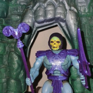 Motu Masters Zubehör Er-man Skeletor Stab Schwert Rüstung Gurt Set blau lila